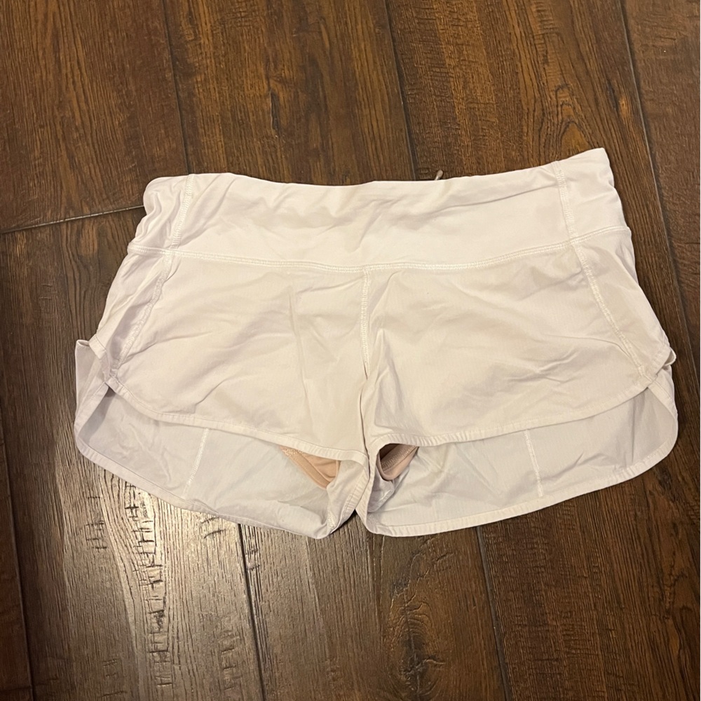 White LULULEMON shorts size 6